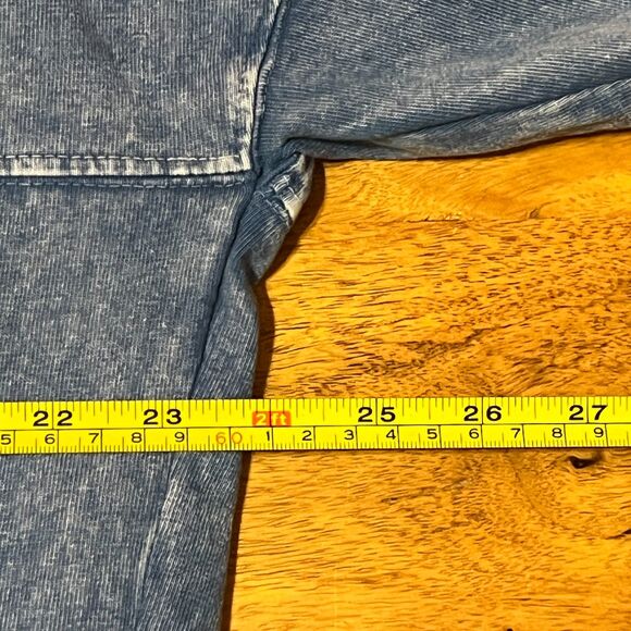 Disney EPCOT Norway Spirit Jersey Blue Acid Wash Long Sleeve Shirt Adult Medium - Picture 8 of 9